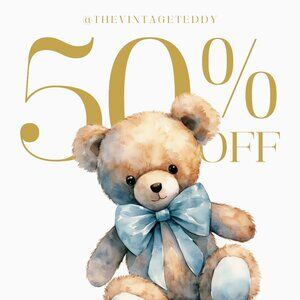 50% off Sample Sale! @thevintageteddy